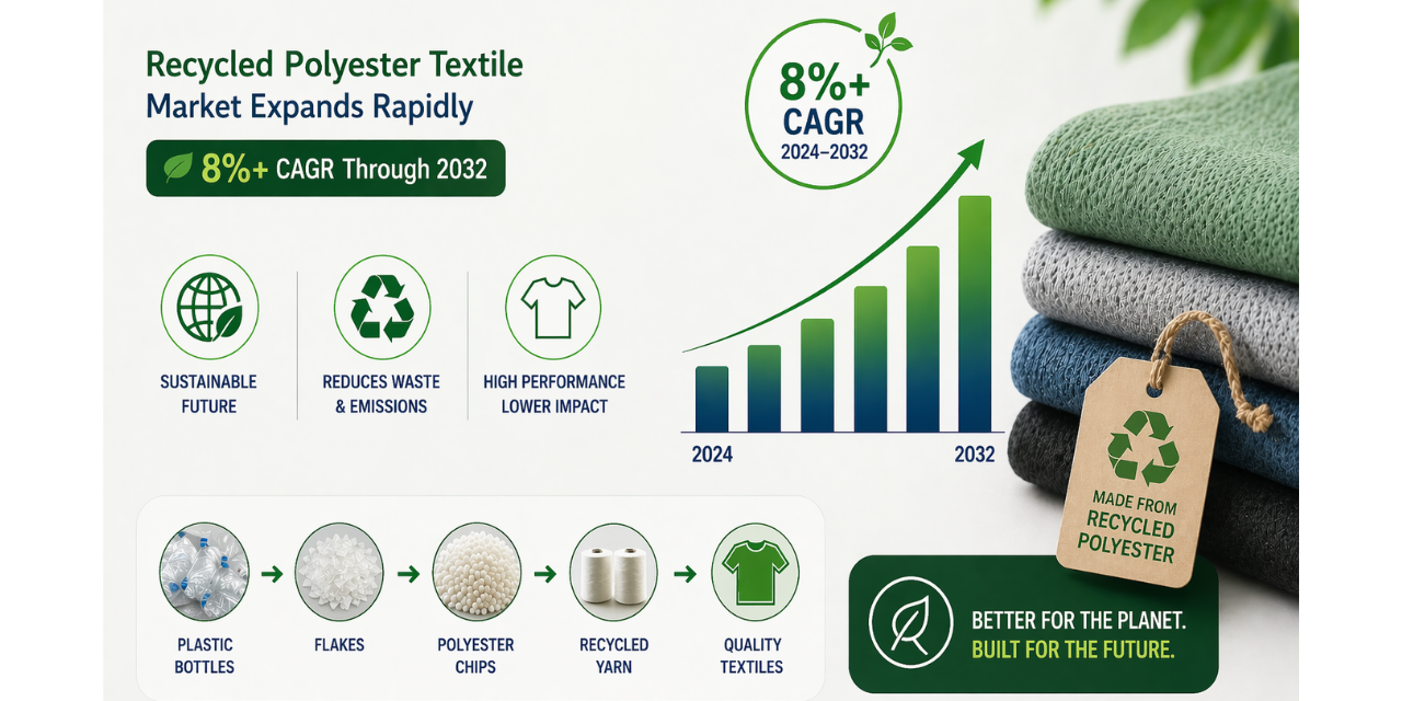 Recycled Polyester Textile Market to Reach USD 45B by 2032