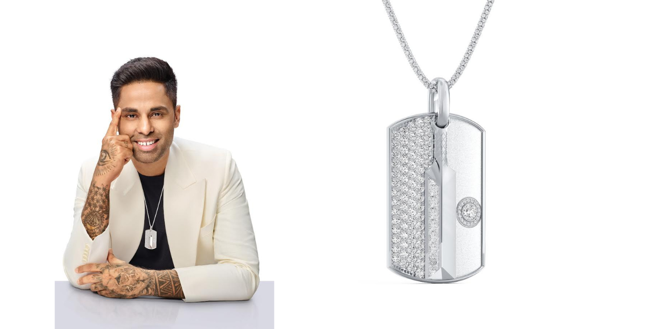 De Beers Honours Suryakumar Yadav with Diamond Pendant