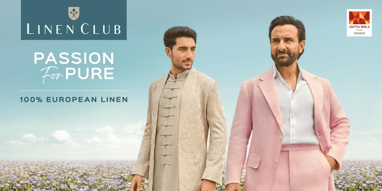 Linen Club Signs Saif and Ibrahim Ali Khan for First-Ever Joint Brand Campaign