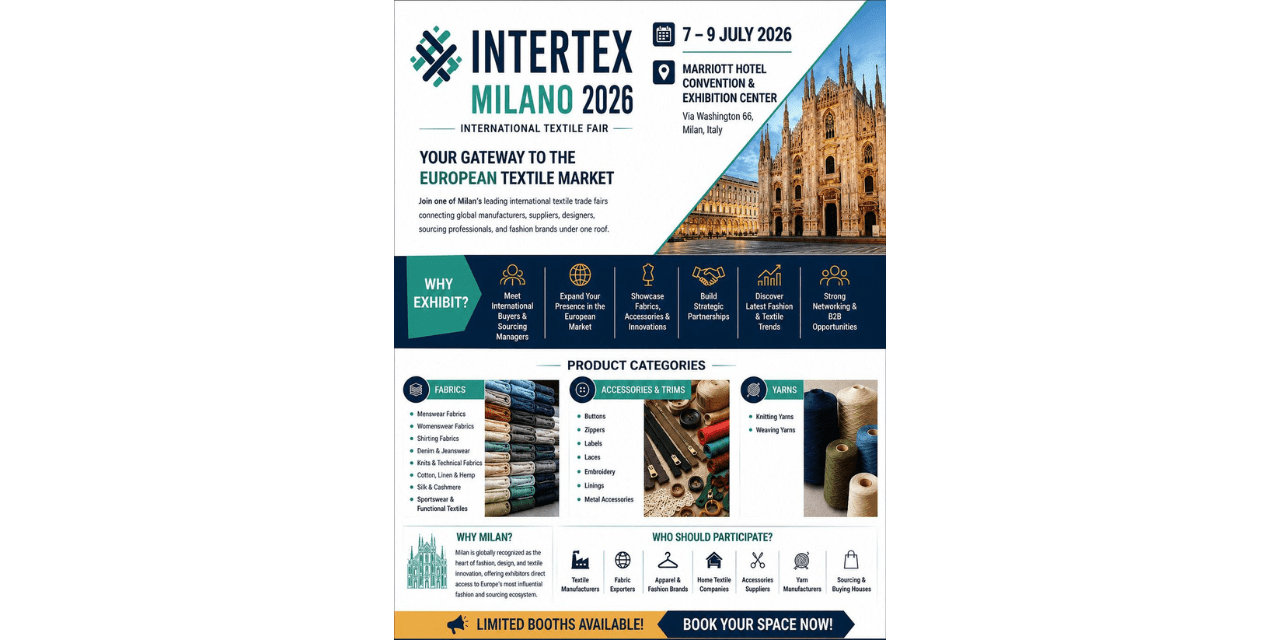 Intertex Milano 2026 - International Textile Fair